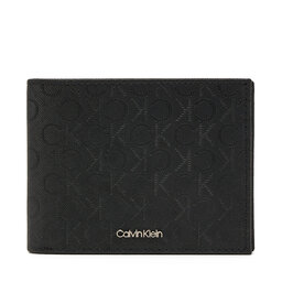 Calvin Klein Велике Чоловіче Портмоне Calvin Klein Ck Must Mono Bifold 5cc W/Coi K50K512703 Чорний