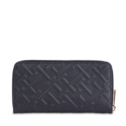 

Жіночий гаманець Tommy Hilfiger Iconic Tommy Large Za Mono AW0AW15272 Space Blue DW6, Cиній