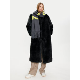PINKO Šál PINKO Ojos Azules Sciarpa AI 24-25 BLK01 104313 A26I Šedá