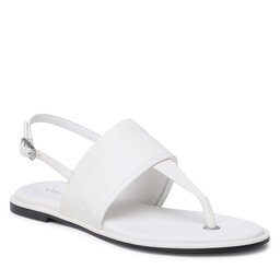 Calvin Klein Sandale Calvin Klein Almond Tp Sandal HW0HW01536 Marshmallow Mono 0LI