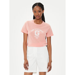 Gant Gant T-Shirt Logo 4200849 Κοραλλί Regular Fit