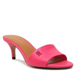 Tommy Hilfiger Chanclas Tommy Hilfiger Th Elevated Mid Heel Sandal FW0FW07453 Bright Cerise Pink T1K