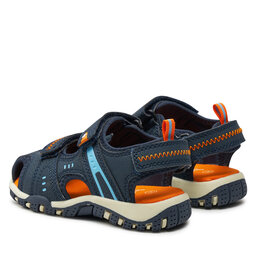 

Босоніжки Leaf Navy LRUNN F Navy/Orange, Cиній