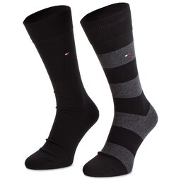 Tommy Hilfiger Lange Socken Tommy Hilfiger 342021001 Schwarz