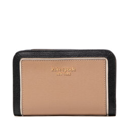 Kate Spade Portefeuille femme grand format Kate Spade Morgan K8965 Cafe Mocha Multi 250
