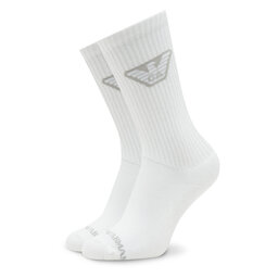 

Набір 2 пар високих чоловічих шкарпеток Emporio Armani 303122 3R345 00010 Bianco, Білий