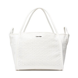 Calvin Klein Väska Calvin Klein Calvin Resort Carry All Bag Mesh K60K609404 White YAF