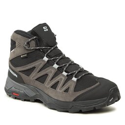 Salomon Chaussures de trekking Salomon X Ward Leather Mid GORE-TEX L47181700 Phantom/Black/Magnet