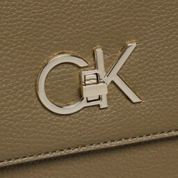 

Сумка Calvin Klein Re-Lock Tote W/Flap Pbl K60K610178 LBB, Хакі