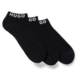 

Низькі чоловічі шкарпетки Hugo 50480217 Black 1, Чорний