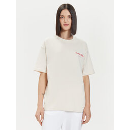 4F 4F T-Shirt 4FWSS24TTSHF1265 Écru Oversize