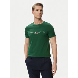Tommy Hilfiger Tommy Hilfiger T-Shirt Logo MW0MW11797 Dunkelgrün Slim Fit