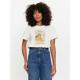 TWINSET TWINSET T-Shirt 241TT2412 Weiß Regular Fit