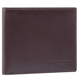 Semi Line Cartera grande para hombre Semi Line P8222-1 Marrón