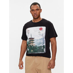 Brave Soul Brave Soul Marškinėliai MTS-149SAPPORO Juoda Straight Fit