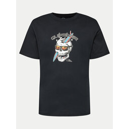 Quiksilver Quiksilver Póló One Last Surf EQYZT07674 Fekete Regular Fit