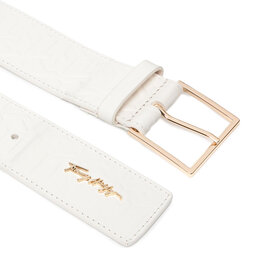 

Жіночий ремінь Tommy Hilfiger Signature Monogram Waist 4.5 AW0AW11144 YBL, Білий