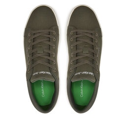 

Снікерcи Calvin Klein Jeans Classic Cupsole Low Lth In Dc YM0YM00976 Dusty Olive/Bright White 0IH, Зелений