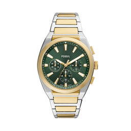 Fossil Sat Fossil Everett  Chronograph FS6106 Zlatna