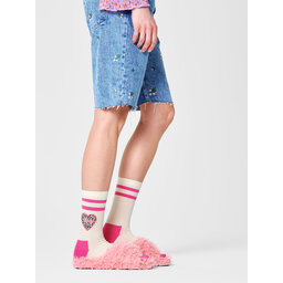 

Високі жіночі шкарпетки Happy Socks BAY01-1700 Бежевий