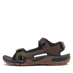

Босоніжки Jack Wolfskin Lakewood Cruise Sandal M 4019011 Dark Wood, Коричневий