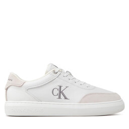 

Снікерcи Calvin Klein Jeans Casual Cupsole Laceup Low Mono YM0YM00496 Triple White 0K8, Білий