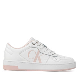 

Снікерcи Calvin Klein Jeans Cupsole Laceup Basket Low Lth YW0YW00692 White/Pink Blush 0K6, Білий