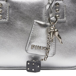 

Сумка Pinko Bowling Bag Mini PE 24 PLTT 102791 A0F8 Silver ZZFO, Срібний