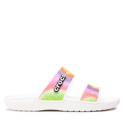 

Шльопанці Crocs Classic Crocs Spray 208055 White/Multi, Кольоровий