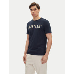 Mustang Mustang T-shirt Austin 1016281 Tamnoplava Regular Fit