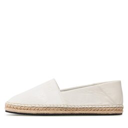 

Еспадрильї Calvin Klein Espadrille - Hf Moo HW0HW01456 Marshmallow Mono 0LI, Écru