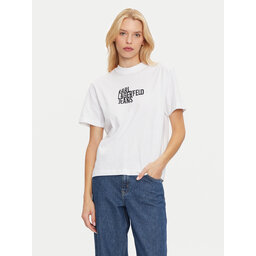 Karl Lagerfeld Jeans Karl Lagerfeld Jeans Marškinėliai 246J1712 Balta Regular Fit
