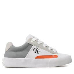 

Кросівки Calvin Klein Jeans Lowcut Lace-Up Sneaker V3X9-80564-1355 M Grey/Orange Y606, Білий