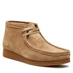 Clarks Stiefeletten Clarks WallabeeEvoBt 261747444 Dark Sand Suede