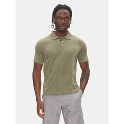 Lindbergh Lindbergh Polo marškinėliai 30-404263 Smėlio Relaxed Fit