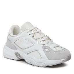 Calvin Klein Jeans Tenisice Calvin Klein Jeans Retro Tennis Low Lace Mix Nbs Lu YW0YW01312 Bright White/Oyster Mushroom 01V