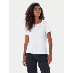Mustang Mustang Camiseta Alma 1016748 Blanco Regular Fit