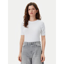 Gap Gap Marškinėliai 679172-01 Balta Stretch Fit