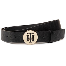 

Жіночий ремінь Tommy Hilfiger Th Round Belt 3.0 AW0AW08002 BDS, Чорний