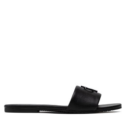 

Шльопанці Calvin Klein Jeans Flat Sandal Hw Lth YW0YW00543 Black BDS, Чорний