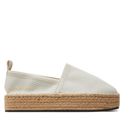 Calvin Klein Jeans Espadryle Calvin Klein Jeans Platform Espadrille Uc YW0YW01377 Écru