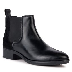 Geox Боти тип челси Geox D Felicity D36G1B 04322 C9999 Black