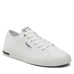 Pepe Jeans Πάνινα παπούτσια Pepe Jeans Kenton Road M PMS30910 White 800