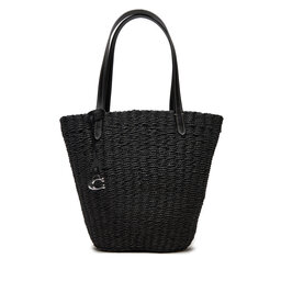 Coach Borsetta Coach Straw CQ785 LHBLK Nero