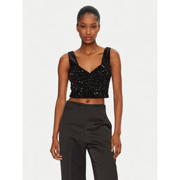 Rinascimento Rinascimento Marškinėliai CFC0121942003 Juoda Slim Fit