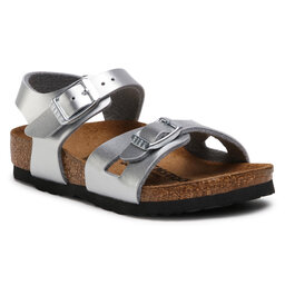 Birkenstock Sandaler Birkenstock Rio Kids 1019201 Electric Metallic Silver