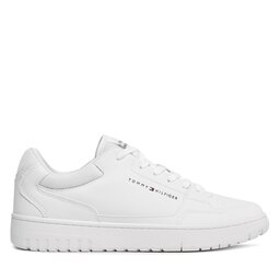 Tommy Hilfiger Sneakers Tommy Hilfiger Th Basket Core Leather Ess FM0FM05040 White YBS