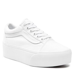 Vans Sneakers aus Stoff Vans Old Skool Stacked VN0A7Q5MW001 True White