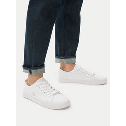 Calvin Klein Jeans Sneakers aus Stoff Calvin Klein Jeans Ess Vulc Low Mg Canvas YM0YM01209 Weiß