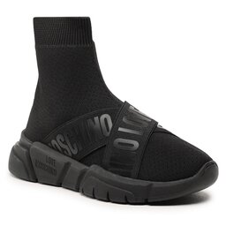 LOVE MOSCHINO Сникърси LOVE MOSCHINO JA15263G1HIZ500B Nero/Nero